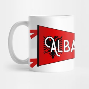 Albania Flag Pennant Mug